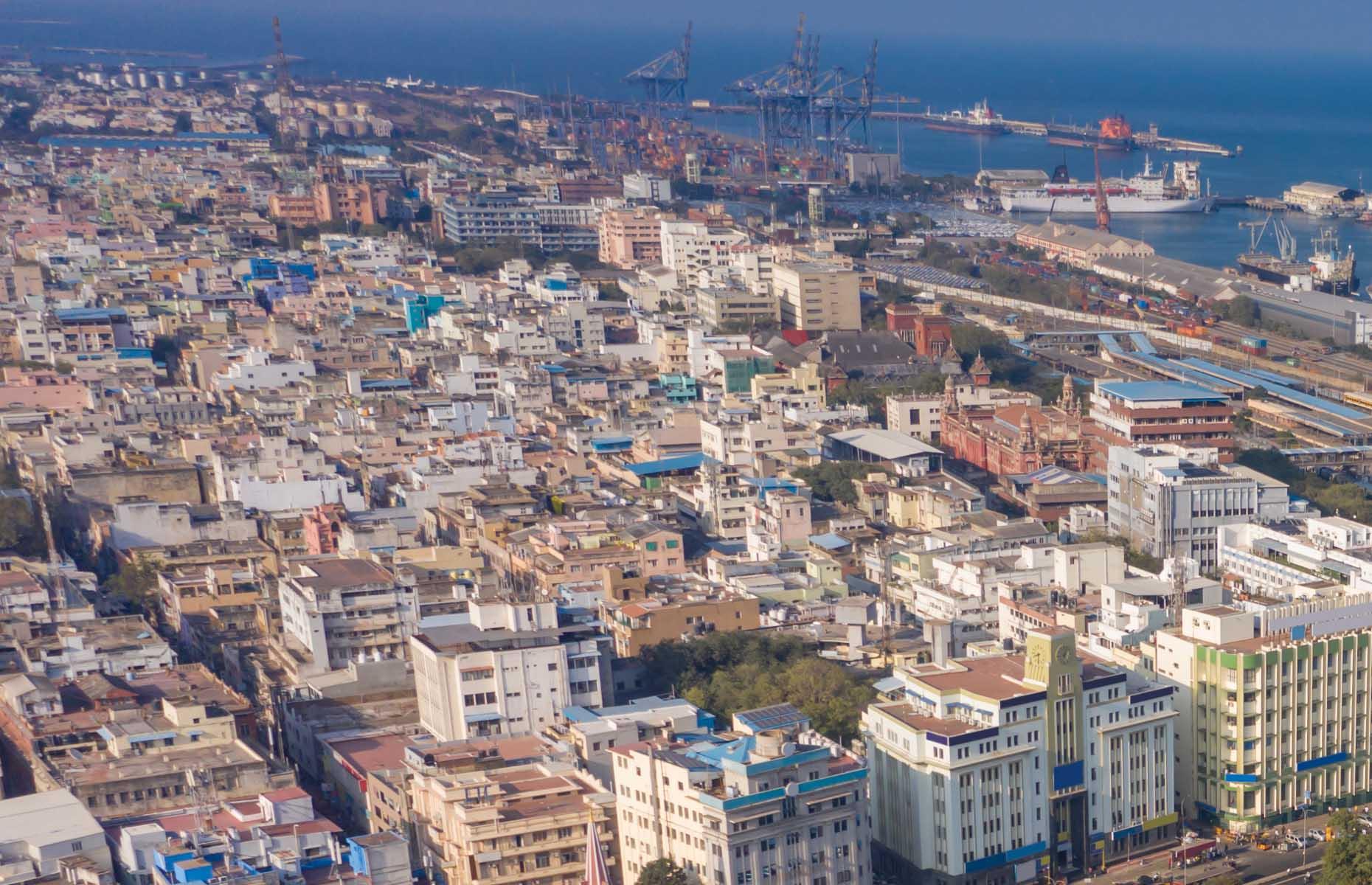Chennai, India, projected 2050 population: 17.8 million